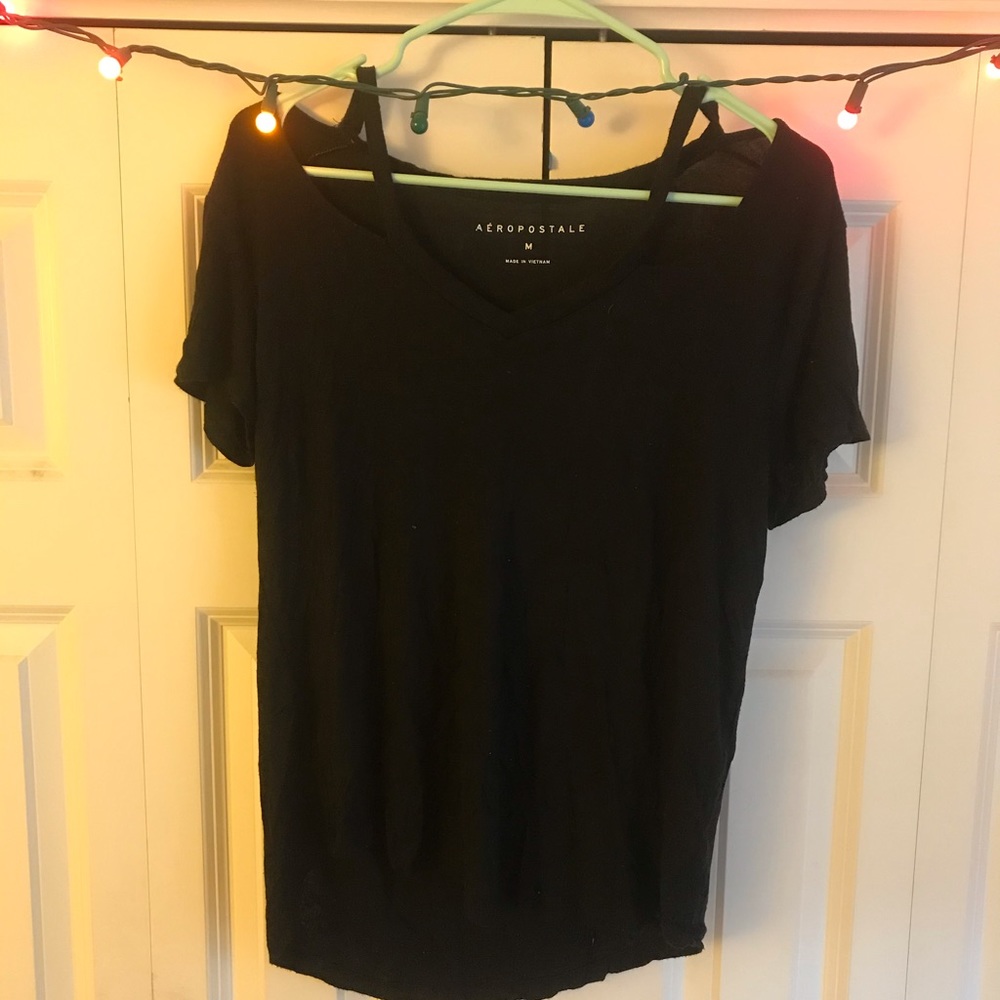 Black off the shoulder top!